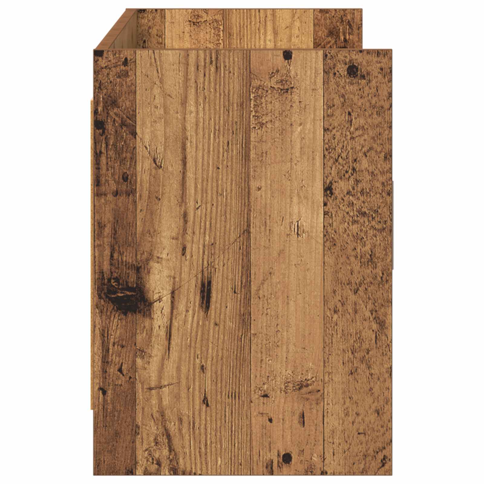 TV-kast 130 x 33 x 47 cm Oud hout Bewerkt hout