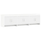 TV-kast 168x33x47 cm wit spaanplaat