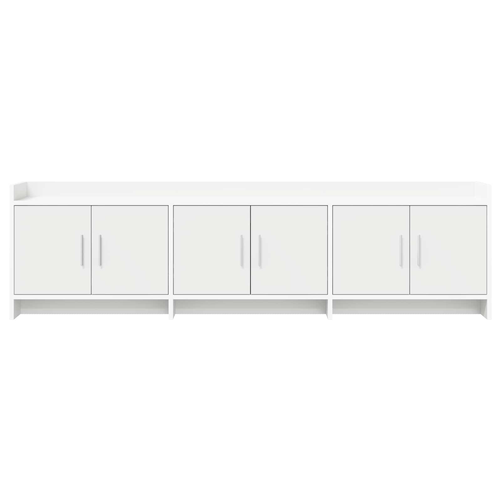 TV-kast 168 x 33 x 47 cm Wit Bewerkt hout