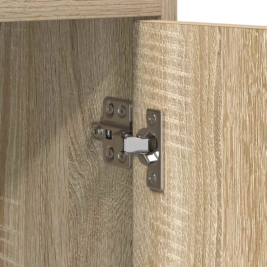 TV-kast 168 x 33 x 47 cm Sonoma Eiken Bewerkt hout