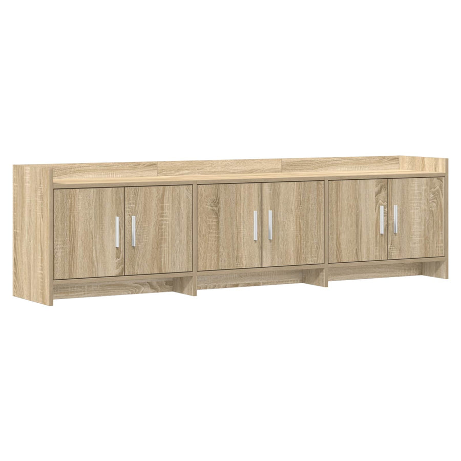 TV-kast 168 x 33 x 47 cm Sonoma Eiken Bewerkt hout