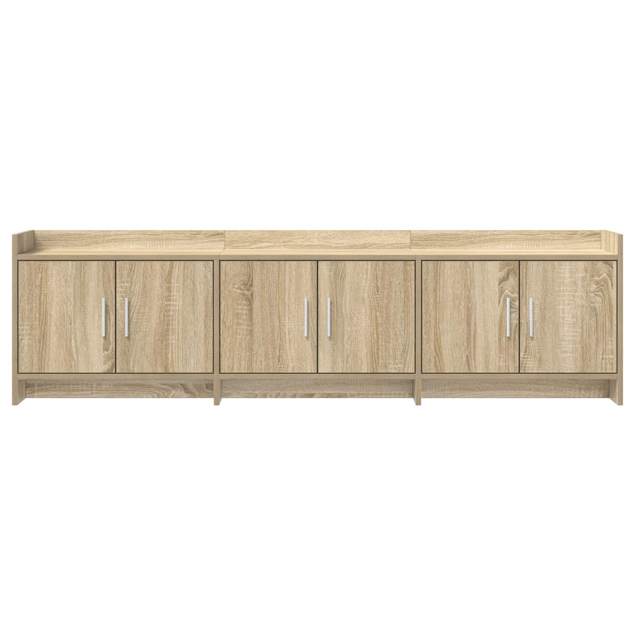 TV-kast 168 x 33 x 47 cm Sonoma Eiken Bewerkt hout