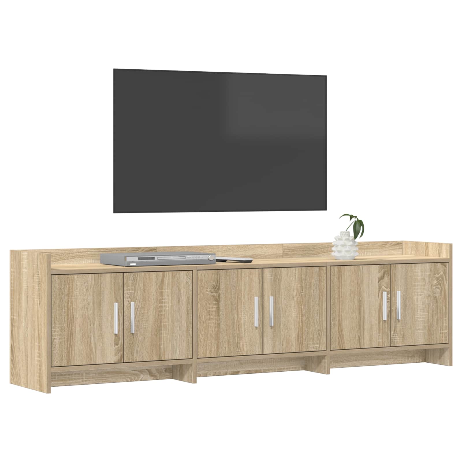 TV-kast 168 x 33 x 47 cm Sonoma Eiken Bewerkt hout