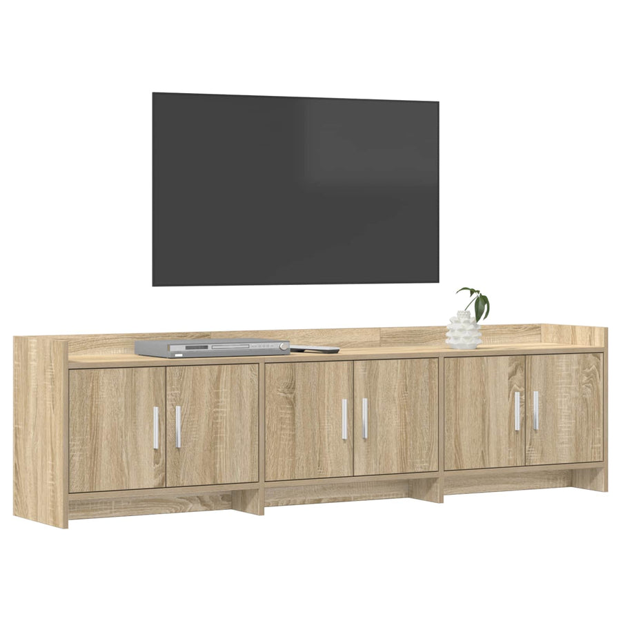 TV-kast 168 x 33 x 47 cm Sonoma Eiken Bewerkt hout