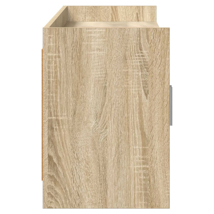 TV-kast 168 x 33 x 47 cm Sonoma Eiken Bewerkt hout