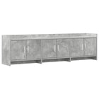 TV-kast 168x33x47 cm betongrijs bewerkt hout