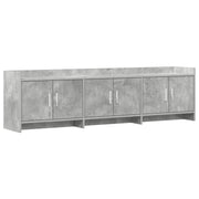 TV-kast 168x33x47 cm betongrijs bewerkt hout