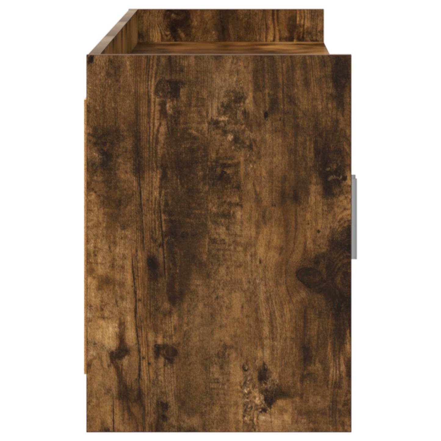 TV-kast 168 x 33 x 47 cm Gerookt eiken Bewerkt hout