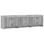 TV-kast 168x33x47 cm grijs spaanplaat