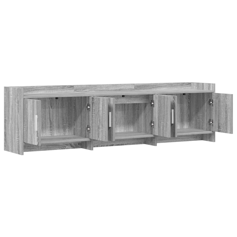 TV-kast 168 x 33 x 47 cm Grijs Sonoma Bewerkt hout
