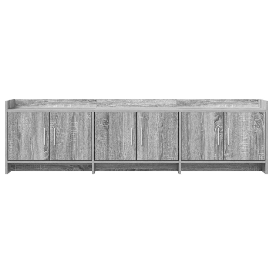TV-kast 168 x 33 x 47 cm Grijs Sonoma Bewerkt hout