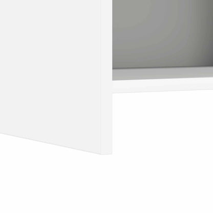 TV-kast 60 x 33 x 47 cm Wit Bewerkt hout