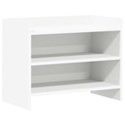 TV-kast 60x33x47 cm wit bewerkt hout