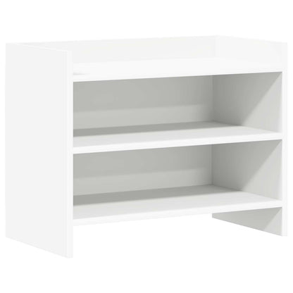TV-kast 60 x 33 x 47 cm Wit Bewerkt hout