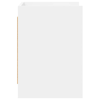 TV-kast 60 x 33 x 47 cm Wit Bewerkt hout