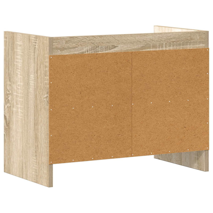 TV-kast 60 x 33 x 47 cm Sonoma Eiken Bewerkt hout