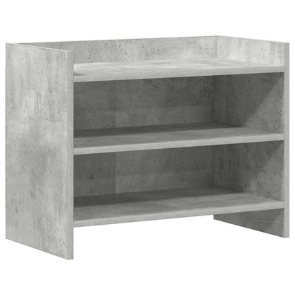 TV-kast 60 x 33 x 47 cm Betongrijs Bewerkt hout