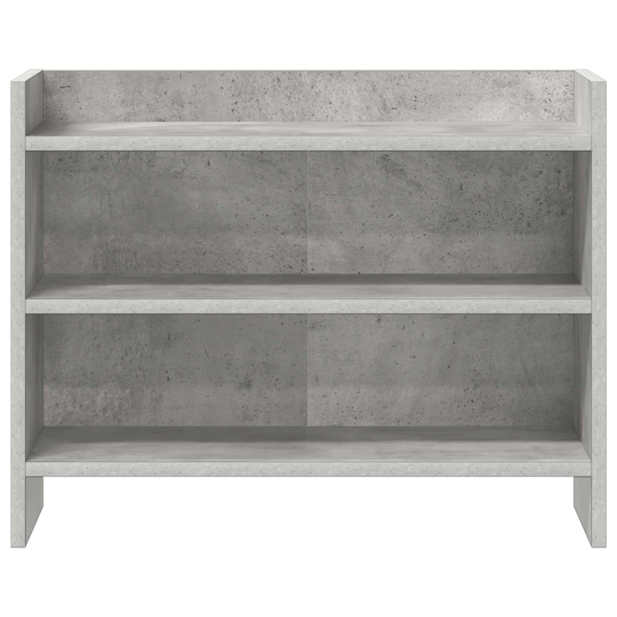 TV-kast 60 x 33 x 47 cm Betongrijs Bewerkt hout