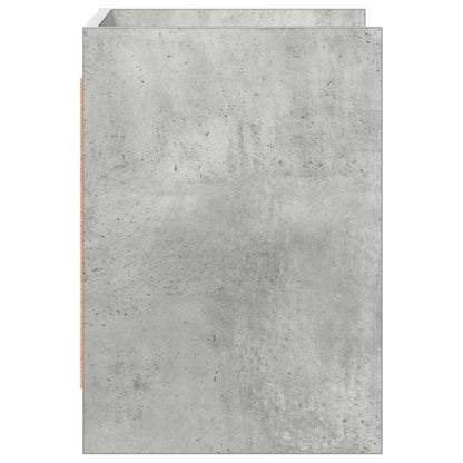 TV-kast 60 x 33 x 47 cm Betongrijs Bewerkt hout