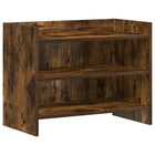 TV-kast 60 x 33 x 47 cm Gerookt eiken Bewerkt hout