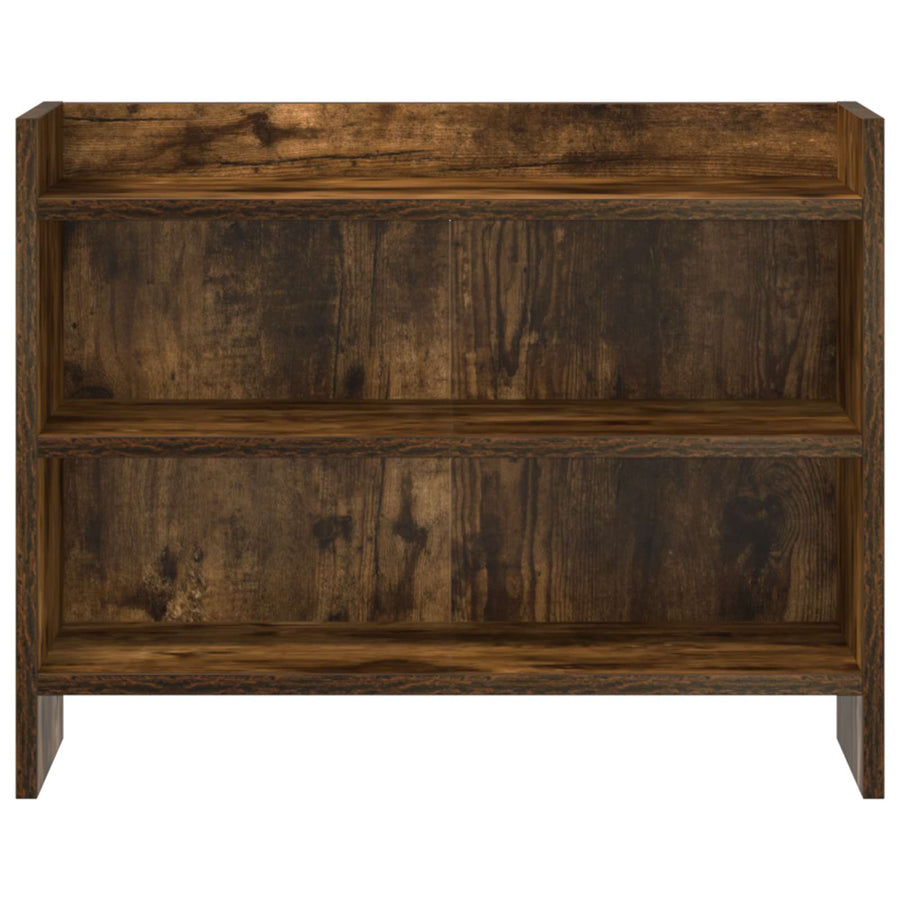 TV-kast 60 x 33 x 47 cm Gerookt eiken Bewerkt hout