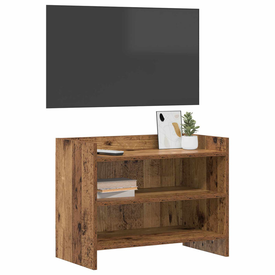 TV-kast 60 x 33 x 47 cm Oud hout Bewerkt hout