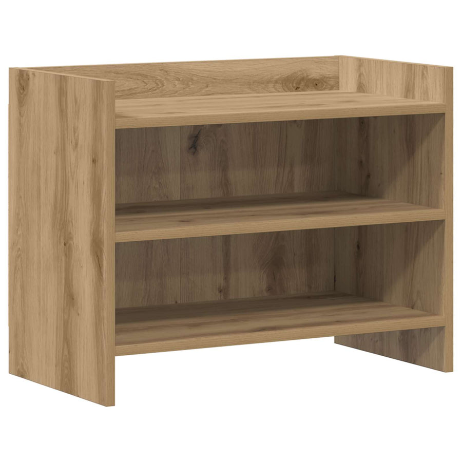 TV-kast 60 x 33 x 47 cm Artisanaal eiken Bewerkt hout