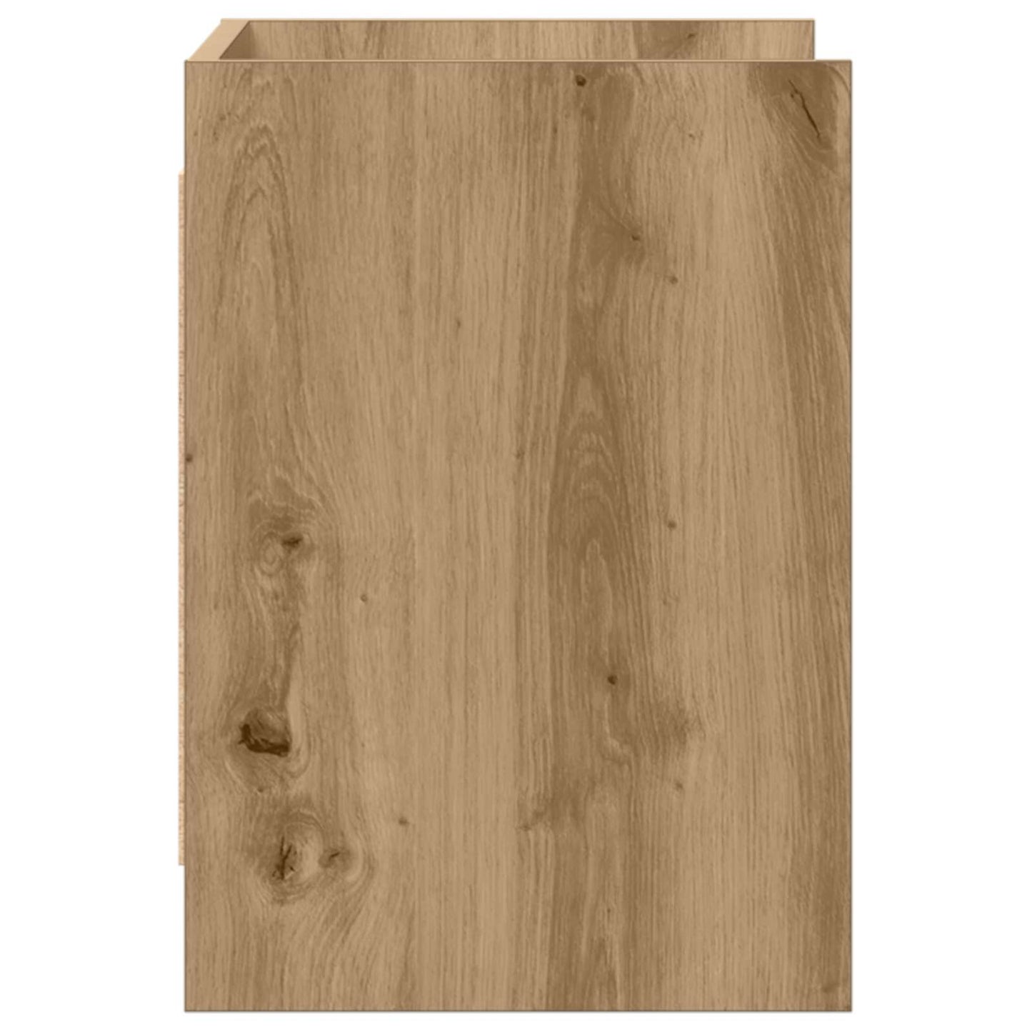 TV-kast 60 x 33 x 47 cm Artisanaal eiken Bewerkt hout