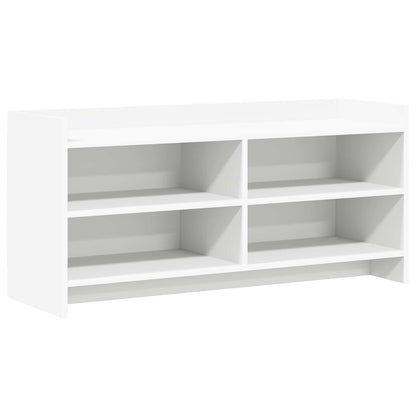 TV-kast 100 x 33 x 47 cm Wit Bewerkt hout
