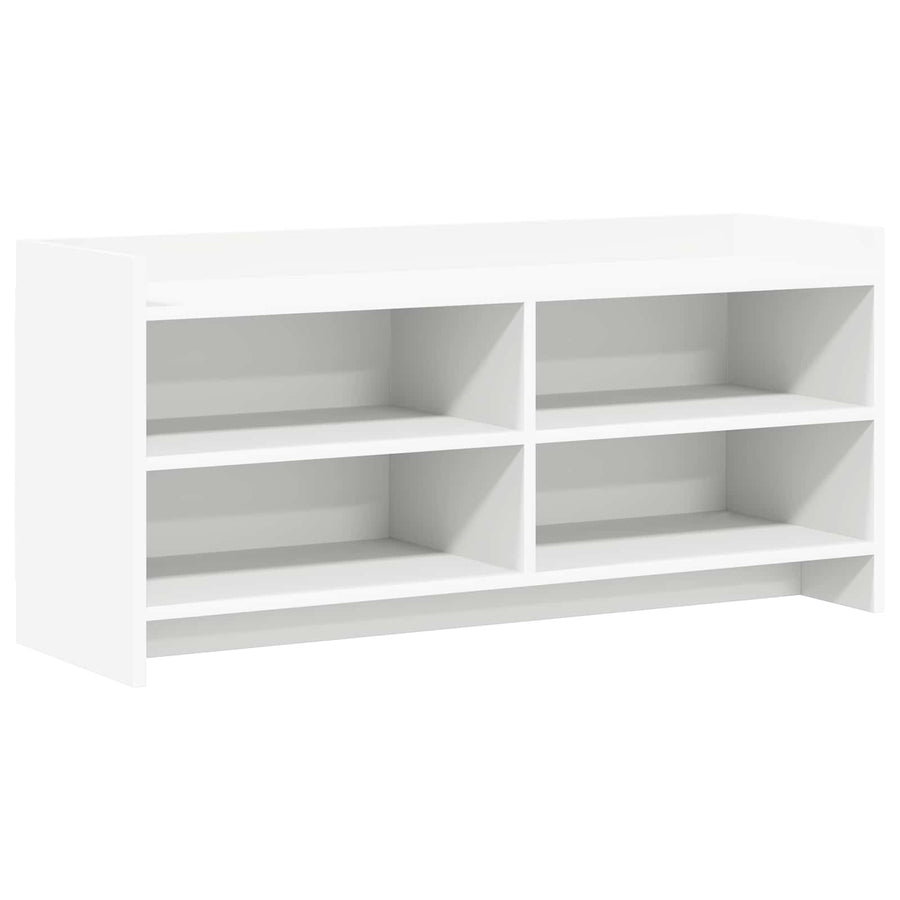 TV-kast 100 x 33 x 47 cm Wit Bewerkt hout