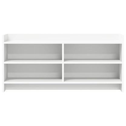 TV-kast 100 x 33 x 47 cm Wit Bewerkt hout
