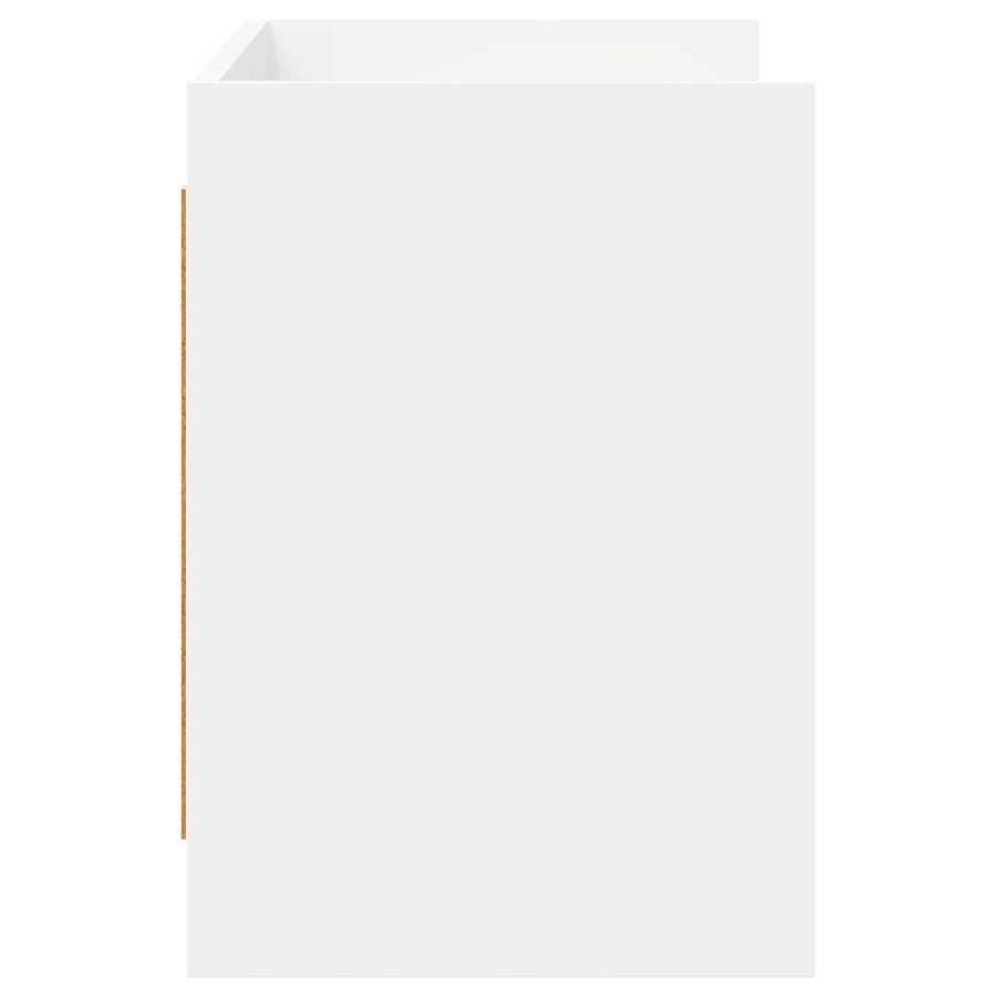 TV-kast 100 x 33 x 47 cm Wit Bewerkt hout