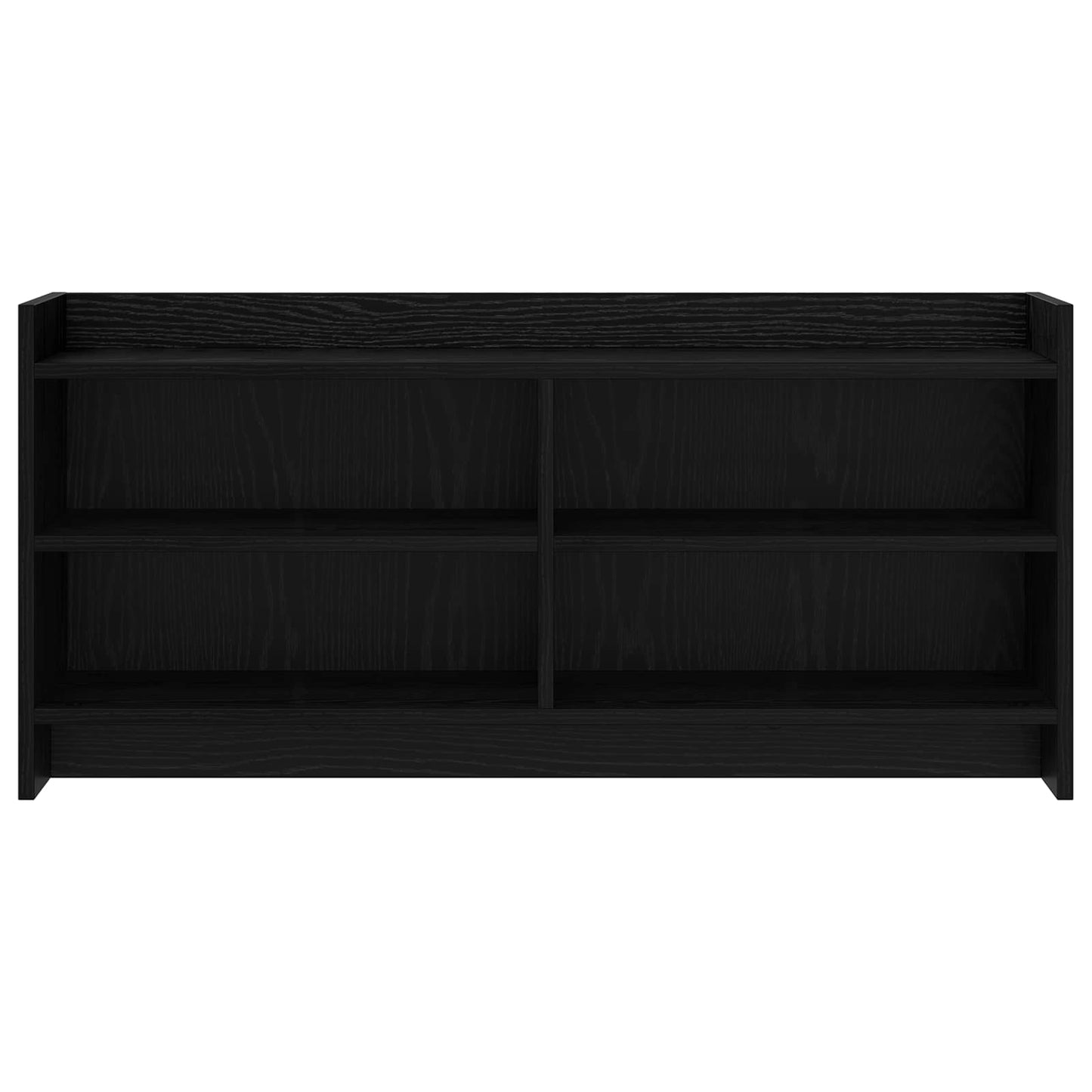 TV-kast 100 x 33 x 47 cm Zwart eiken Bewerkt hout