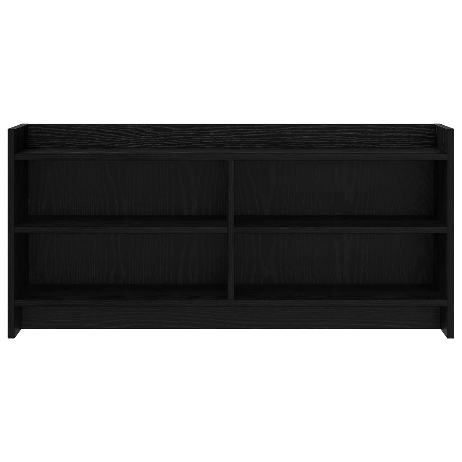 TV-kast 100 x 33 x 47 cm Zwart eiken Bewerkt hout