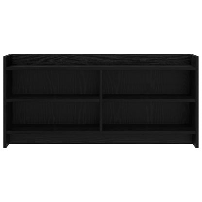 TV-kast 100 x 33 x 47 cm Zwart eiken Bewerkt hout