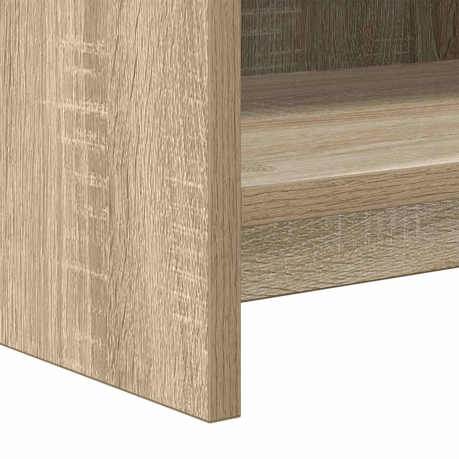 TV-kast 100 x 33 x 47 cm Sonoma Eiken Bewerkt hout