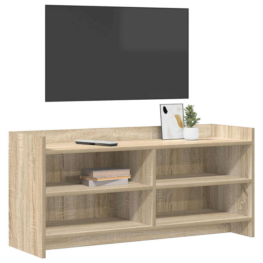 TV-kast 100 x 33 x 47 cm Sonoma Eiken Bewerkt hout