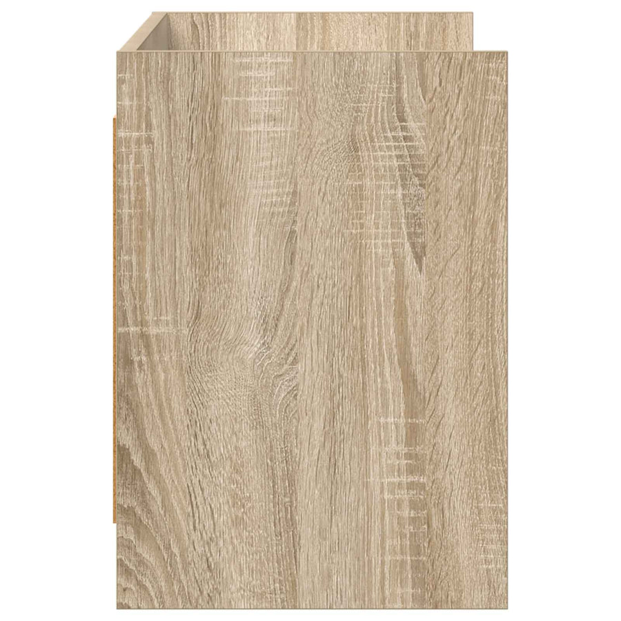 TV-kast 100 x 33 x 47 cm Sonoma Eiken Bewerkt hout