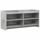 TV-kast 100x33x47 cm betongrijs bewerkt hout