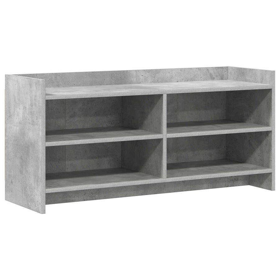 TV-kast 100 x 33 x 47 cm Betongrijs Bewerkt hout