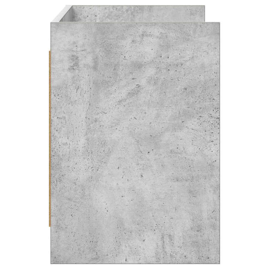 TV-kast 100 x 33 x 47 cm Betongrijs Bewerkt hout