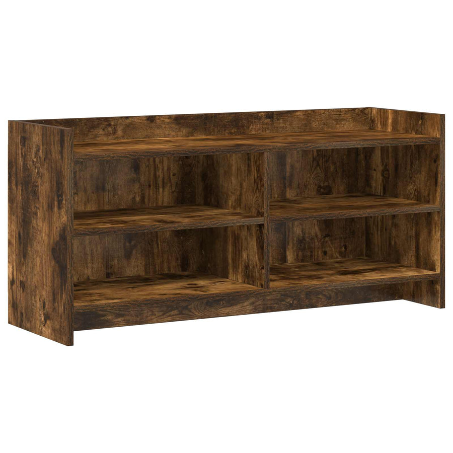TV-kast 100 x 33 x 47 cm Gerookt eiken Bewerkt hout
