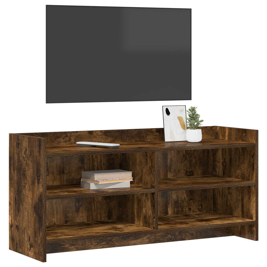 TV-kast 100 x 33 x 47 cm Gerookt eiken Bewerkt hout