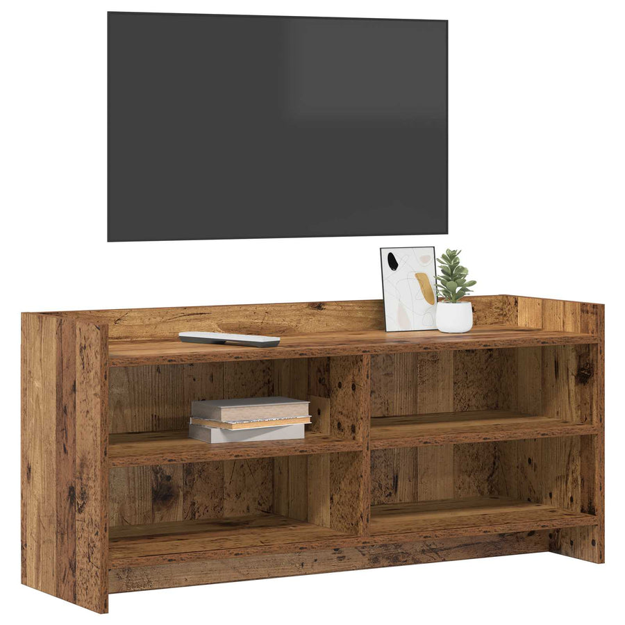 TV-kast 100 x 33 x 47 cm Oud hout Bewerkt hout