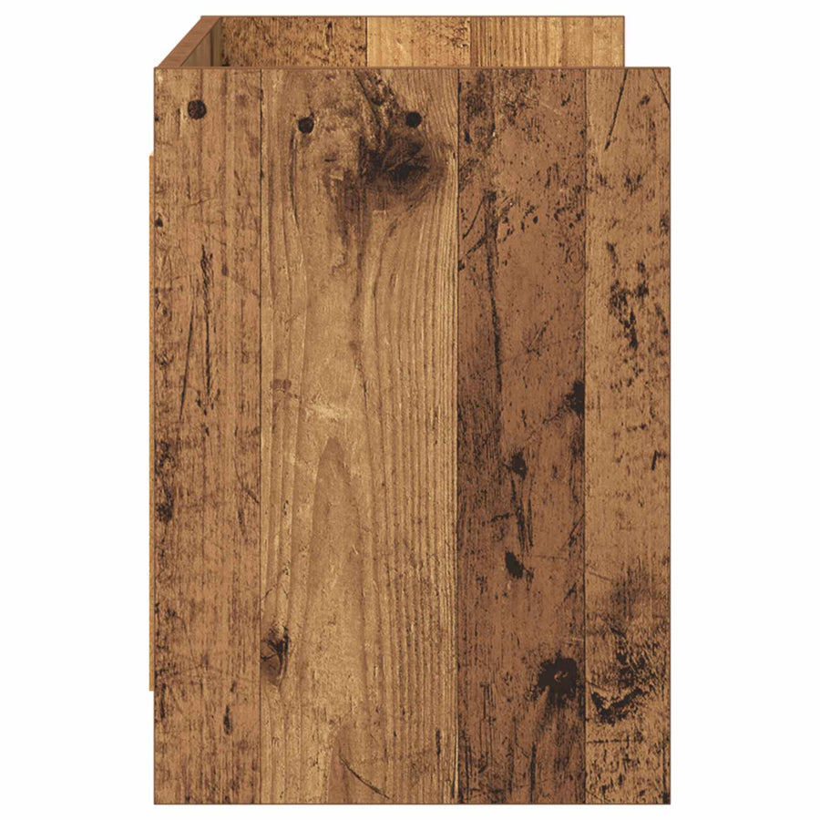 TV-kast 100 x 33 x 47 cm Oud hout Bewerkt hout