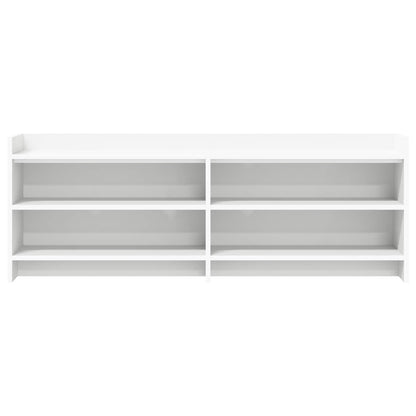 TV-kast 135 x 33 x 47 cm Wit Bewerkt hout