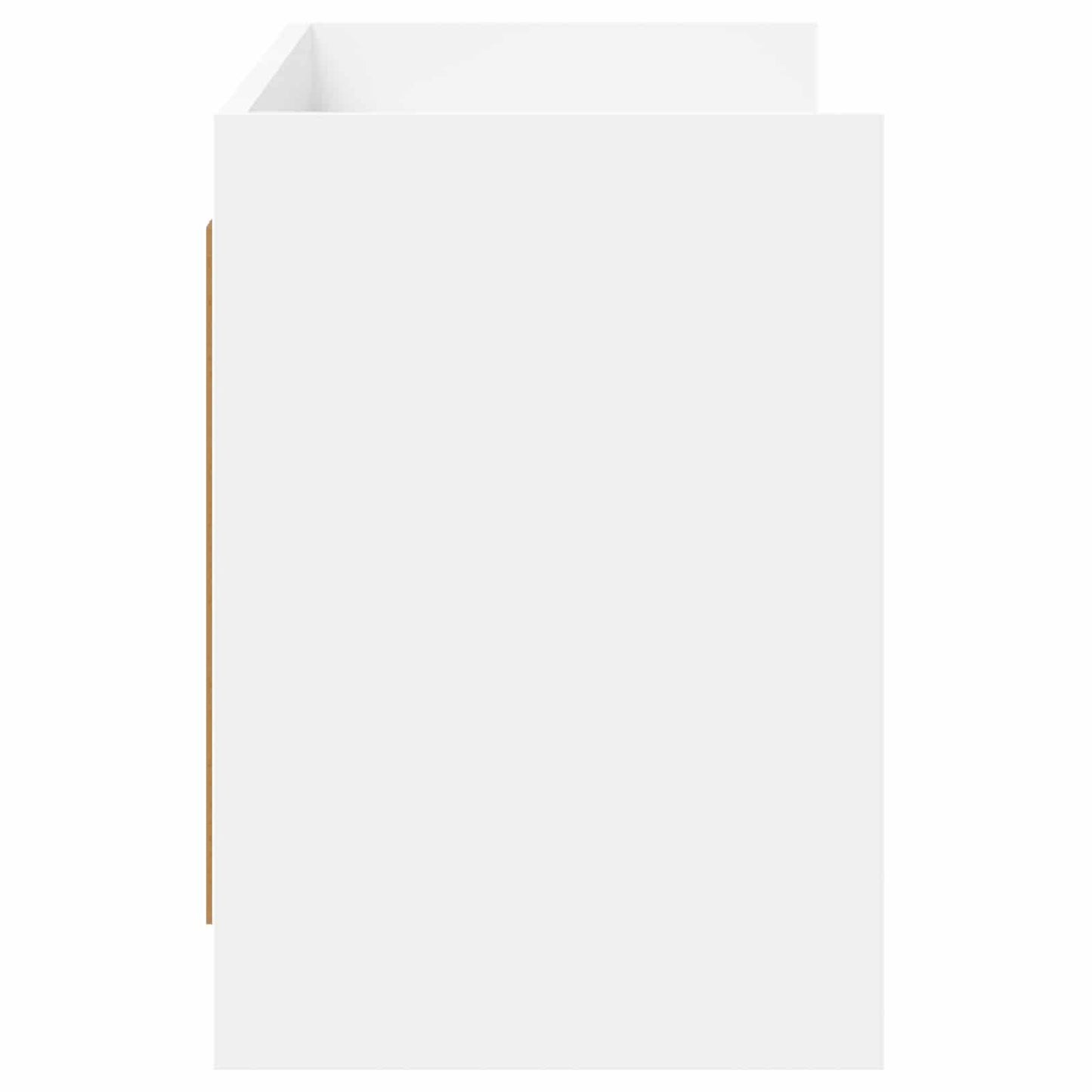 TV-kast 135 x 33 x 47 cm Wit Bewerkt hout