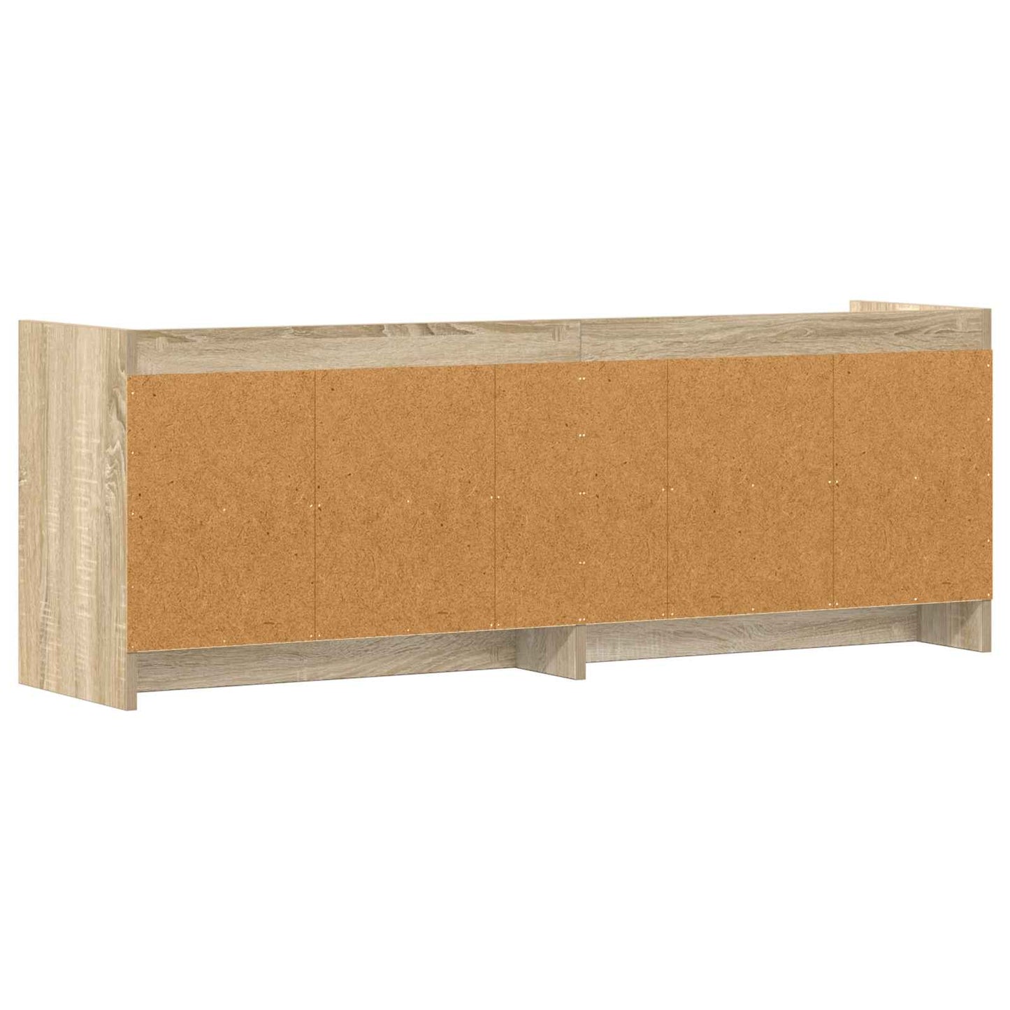 TV-kast 135 x 33 x 47 cm Sonoma Eiken Bewerkt hout