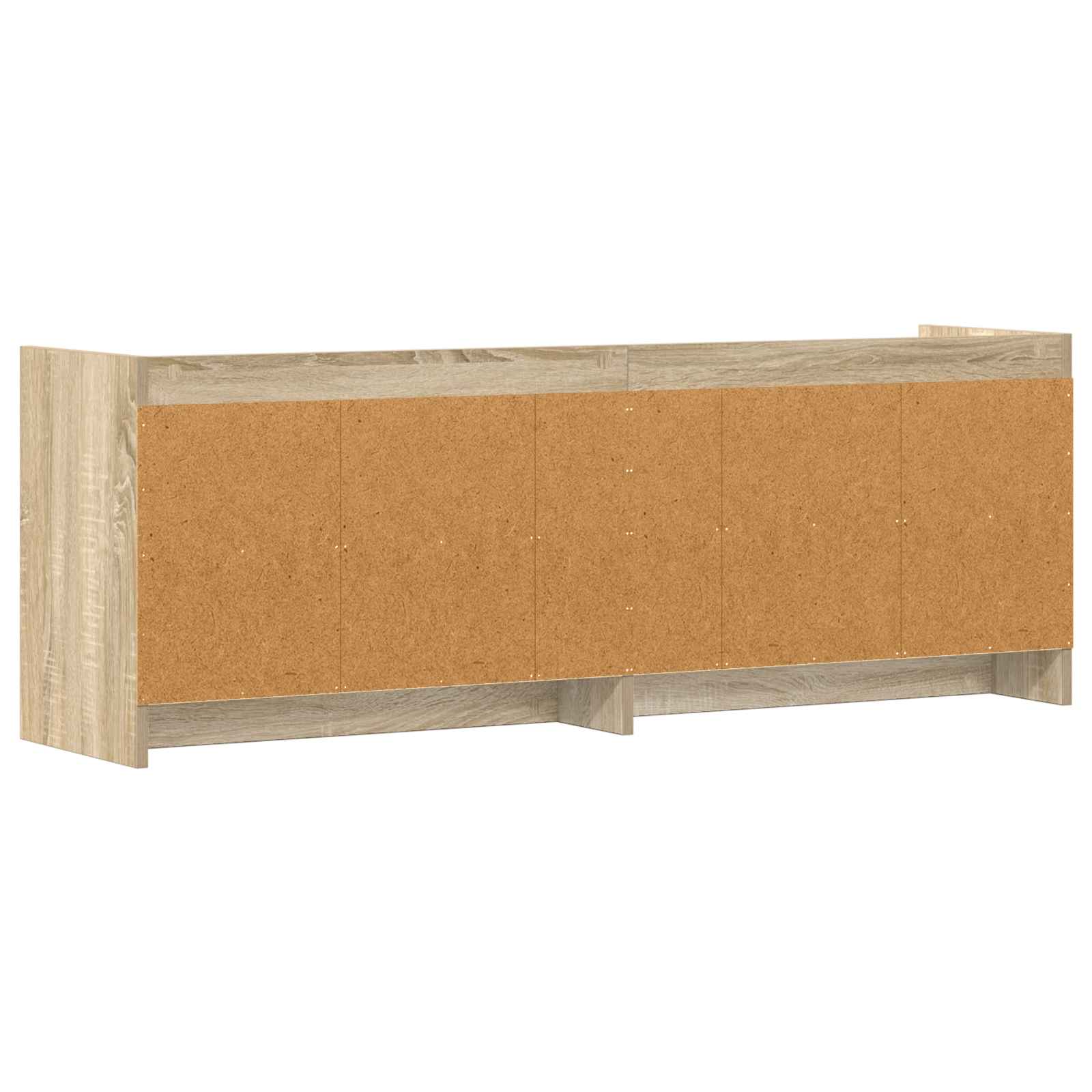 TV-kast 135 x 33 x 47 cm Sonoma Eiken Bewerkt hout