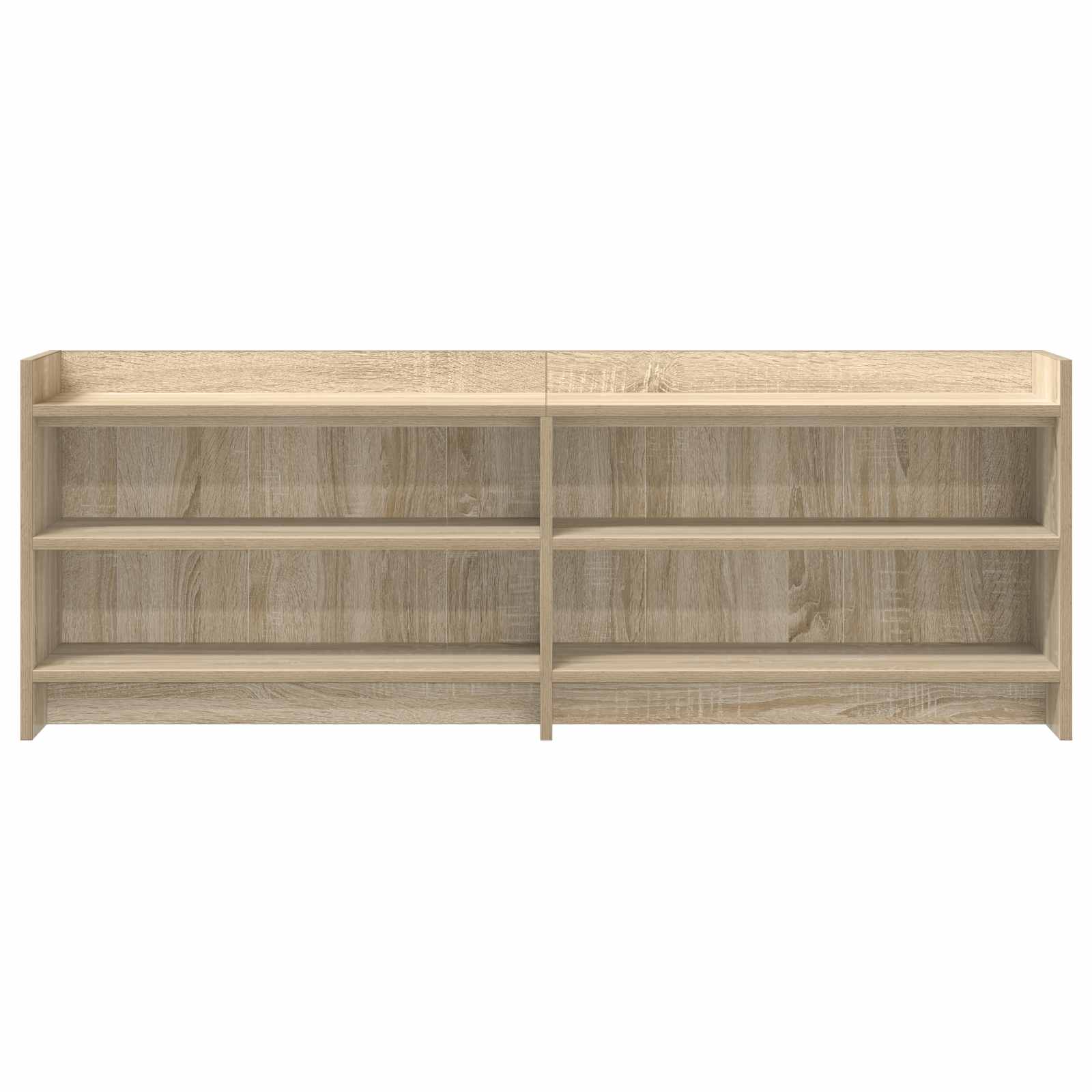 TV-kast 135 x 33 x 47 cm Sonoma Eiken Bewerkt hout